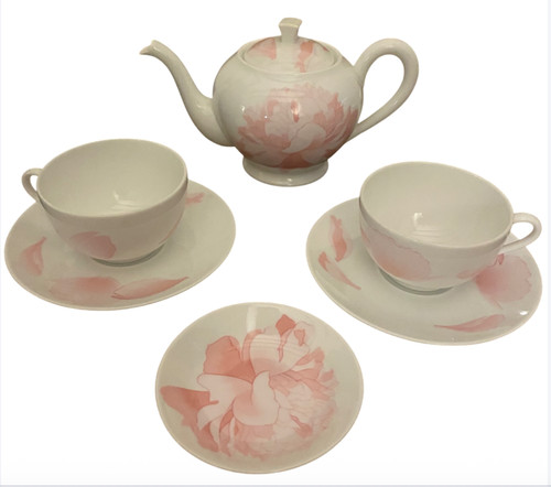 Hermes peony tea set teapot - set,