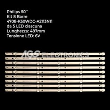 KIT 8 BANDES 5 BARRES TV LED