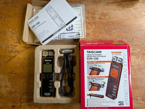 Tascam linear pcm - tascam, dr-08