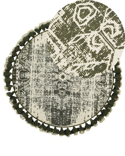 Tapis rond design - tapis,