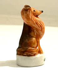 Magnifique Fève Chien COLLIE Colley ⭐ Galette des rois French charm