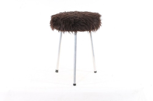 Ancien pouf hocker - 1,
