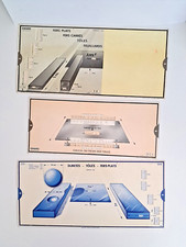 Lot de 3 abaques techniques