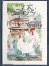 carte 1er jour   la  poule  01000 Bourg en Bresse 2004