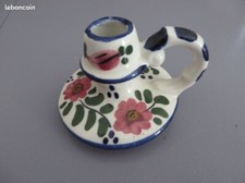 Bougeoir à main en céramique