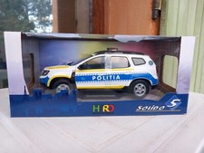 SOLIDO 1/18 DACIA DUSTER POLITIA POLICE ROUMAINE EDITION LIMITEE 1002PCS