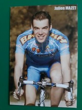 CYCLISME carte cycliste JUILIEN MAZET équipe AUBER 93 saison 2005