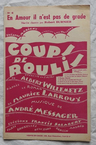 Partition ancienne 1930 - ancienne, /
