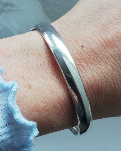 Bracelet jonc ancien - , argent