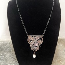Rare collier floral art - collier,
