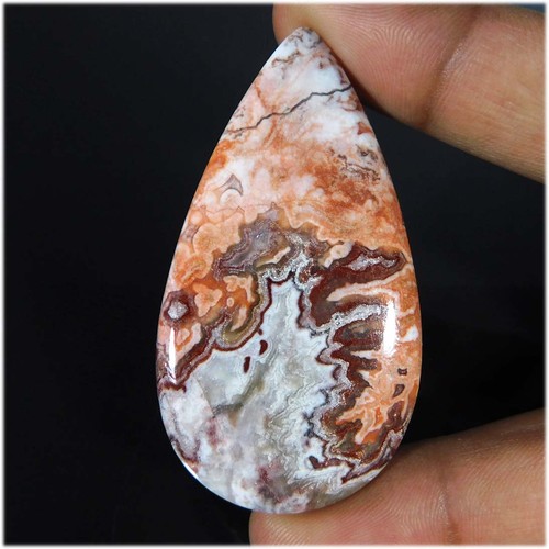 Cabochon poire jaspe - poire, rosita