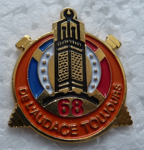 Pin militaire 68 - 68, regiment