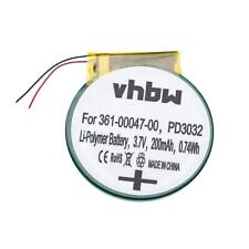 Batterie pour Garmin Forerunner 210W, S1, 110, 210, 610, S1W 200mAh 3,7V