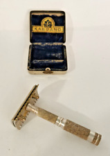 ANCIEN RASOIR KABRAND DE VOYAGE + BOITE D'ORIGINE - ANTIQUE RAZOR - MILITARIA ?