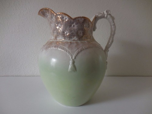 Antique water pitcher - antique, 12"