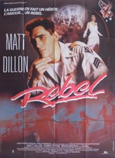 REBEL - MATT DILLON / CAR / MARINE - ORIGINAL LARGE FRENCH MOVIE POSTER
