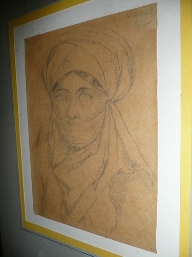 Orientaliste dessin ancien - orientaliste,