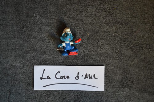 Figurine schtroumpf maçon - figurine,