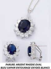 Dolly-Bijoux Parure Rhodié