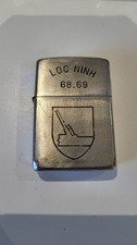 Zippo Original Vietnam war Loc Ninh 68 69 lighter with message engraving