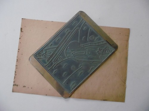 Ancien tampon encreur scolaire - ancien,