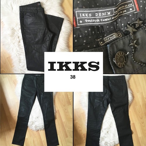 Pantalon straight enduit - , ikks