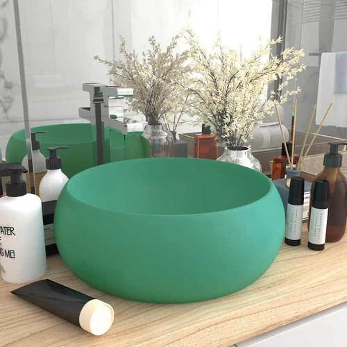 Lavabo rond luxe noir - lavabo,