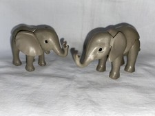 Playmobil 2 Éléphanteaux Savane Cirque Zoo Animaux