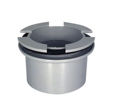 Naissance PVC pour Cheneau / Gouttière à fond plat Ø80 Gris