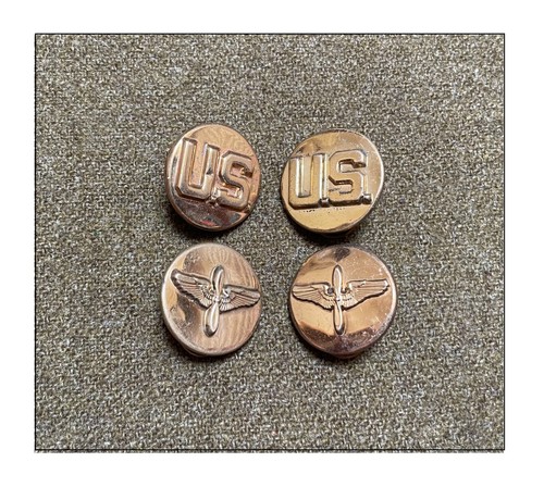 Ww2 insignes col aaf veste - col,