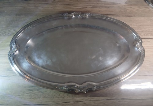Plat service métal - plat, de