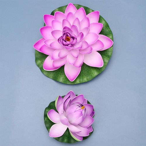 6pcs simulation lotus - 6pcs,