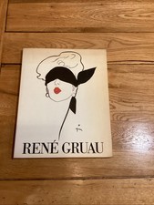 Livre RENE GRUAU EO monographie illustrée 1984 Chariau De Givenchy Mode Vintage
