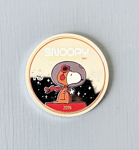 Silver coin snoopy first - coin,