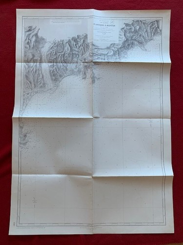 Rare carte marine - carte, cote