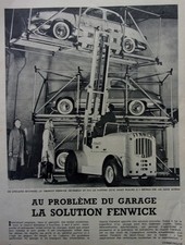 PUBLICITE  Chariot elevateur