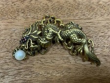 Magnifique Broche En Argent Vermeil, Sterling Kyl