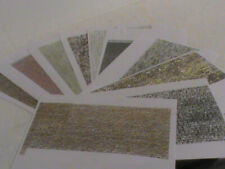 lot de 10 feuilles DECOR HO MURS/ TOUTES TAILLES /TOUTES COULEURS