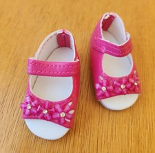 chaussure rose f 55mm poupée