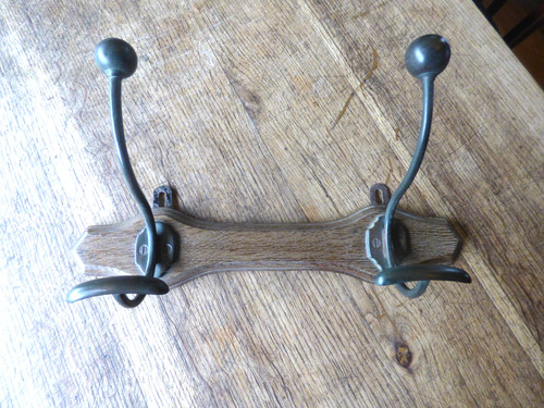 Ancien porte manteau mural - porte-manteau, en