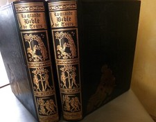 Jean Bonnot - La grande Bible de tours 1985 2 Vol - tirage a part Noir et argent