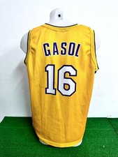 Maillot Basket-Ball Lakers Gasol NBA Sans Match Porté Haut Jersey Vintage