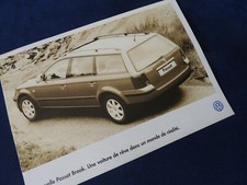 catalogue vw volkswagen passat break 1998