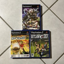 Lot 3 Jeux PlayStation 2 PS2 (flipnic / Outlaw Golf / Pinball)