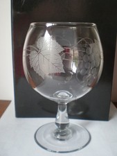 Grand verre en cristal - lave rince raisin -