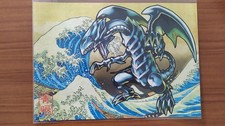 1/1000 Yugioh WCS 2025 Blue Eyes White Dragon Ukiyo-e Art Print