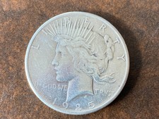 Pièce de monnaie coin money USA  ETATS-UNIS 1 $ 1925 ARGENT SILVER état scan