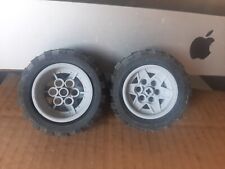 2 LEGO Roue 68 X 34r  Pneu à six rayons Technic