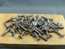 Lot de boulons tete fraise ancien stock de quincaillerie 6.5x30 30 pièces