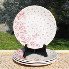 Set de 4 assiettes plates en